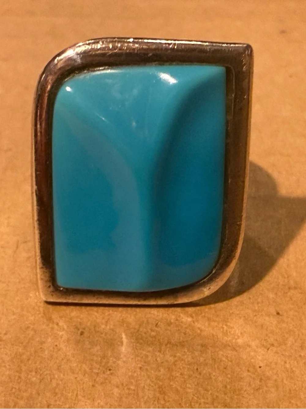 Desert Rose Trading DRT Jay King 925 Sterling Chunky Ring Turqouise